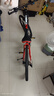 飞鸽（FG FLYING PIGEON） 折叠山地自行车成人男女学生青少年变速便携轻便双减震山地车 黑红26寸六刀轮轴承+指拨+大礼包 30速豪华版（8公里以上） 实拍图