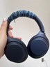 索尼（SONY） WH-1000XM4 头戴式无线耳机 蓝牙降噪耳机 网课游戏适用耳麦礼物送男女友学生 深夜蓝 实拍图