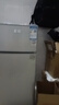 日普（RIPU）小冰箱迷你小型双门家用一级能效宿舍出租房办公室节能省电冷藏冷冻电冰箱 【一级能效】96升银色【3天不到1度电】 实拍图