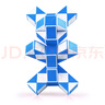 奇艺魔方72段魔尺 百变魔尺魔蛇玩具  蓝白六一儿童节新年礼物 实拍图