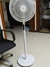 美的（Midea）【飓风节能】七叶柔风立式电风扇/家用轻音落地扇/台式小型风扇/大风力遥控定时摇头风扇 SAH35BSJ 实拍图
