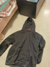 棉致美式连帽卫衣男春秋冬季新款宽松加绒加厚外套男潮流纽扣休闲上衣 E08黑色【加绒高品质】32 XL 120-140斤 实拍图