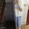 班尼路凉感冰丝裤女2025夏季薄款阔腿裤垂坠感百搭通勤运动直筒休闲长裤 实拍图