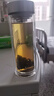 希诺双层玻璃杯男家用商务办公泡茶杯子过滤车载水杯XN-9302 345mL 实拍图