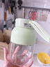 摩兰德德国精工榨汁机小型榨汁杯便携式果蔬机家用果汁机随身杯无线充电式榨汁桶电动水果机吨吨杯打汁机 800ml清新绿丨一杯双盖【可碎冰，秒榨汁】 34叶精钢刀头【赠食谱+吸管+挂绳】 实拍图