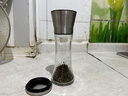 叶落云成不锈钢胡椒研磨器手动旋转海盐花椒粒研磨瓶玻璃磨粉神器孜然调料 黑色经典款-矮款【180ML】 晒单实拍图