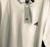 adidas情侣休闲纯棉上衣圆领短袖T恤男女夏季阿迪达斯官方轻运动 黑色 2XL 实拍图