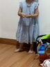 ASK JUNIOR童装儿童裙子女童连衣裙夏装天丝可爱度假风婴幼公主裙 蓝色 110 实拍图