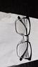 依视路（ESSILOR） 钻晶系列高清耐磨防蓝光近视薄镜片配度数眼镜架男女镜框 【新品】金属-眉框-2070SV-银色 镜框+依视路A4防蓝光1.60现片 实拍图