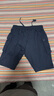 马登工装美式P44针织短裤男大口袋运动五分卫裤阿美咔叽日系休闲裤夏 藏青色 L 实拍图