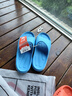 科柔（KENROLL）男女士浴室居家户外防滑拖鞋夜光家居凉拖鞋 托帕蓝 42-43(265mm) 实拍图