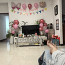 多美忆生日场景布置女孩生日气球儿童道具氛围装饰快乐桌飘装扮粉色套餐 实拍图