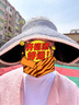 蕉下（beneunder）遮阳帽子草帽防晒帽女防紫外线太阳帽蛋卷黑胶防晒BM558蓝紫 实拍图