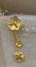周生生黄金耳钉 花韵系列格桑花足金耳饰  86942E计价 4.53克(含工费160元) 实拍图