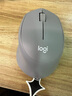 罗技（Logitech）M280 M275无线鼠标 笔记本电脑商务办公鼠标人体工学鼠标USB右手鼠标舒适多彩 带无线2.4G接收器 M280 灰色 实拍图