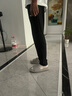 安踏加绒运动裤子男裤秋冬季加厚保暖针织直筒裤跑步健身休闲长裤卫裤 【top冬季加绒直筒裤-拉链口袋】基础黑 M /170 适合100-120斤 实拍图