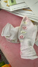 迪士尼儿童袜子夏季长筒袜女孩棉高筒袜 DSP3485白+粉 16-18 实拍图