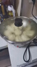 佳佳恋电煎锅家用加深加大电饼铛镜面不粘多功能单面加热304不锈钢电烙饼锅火力可调电热锅电烤锅早餐机 【8k】32cm加深经典款（3-5人用）【32E】 实拍图