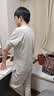 蕉内（Bananain）棉棉305H男女士睡衣睡裤纯棉情侣家居服套装春夏季长袖长裤不闷汗 【男士】云灰 XL 实拍图