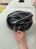 柯娜洛宾骑行头盔自行车头盔公路车山地车头盔男女通用轻便透气户外装备 黑白款一体成型多孔透气+防风镜 实拍图