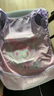 Hello Kitty儿童罩衣宝宝吃饭围兜防水饭兜围裙幼儿园反穿衣U4012库洛米紫M 实拍图