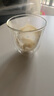德龙（Delonghi）咖啡杯 双层玻璃杯礼盒装 家用隔热防烫大容量 配件 牛奶燕麦拿铁美式奶茶杯子2只装（270mL*2） 实拍图
