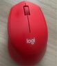 罗技（Logitech）M280 M275无线鼠标 笔记本电脑商务办公鼠标人体工学鼠标USB右手鼠标舒适多彩 带无线2.4G接收器 M280 红色 实拍图