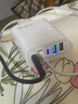 A65W多口美规双PD充电器3USB快充适用苹果安卓华为小米TypeC充电头 65W氮化镓白色美规大陆地区适用 实拍图