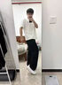 JEANSWEST LIFE真维斯冰丝空调裤子男夏季休闲透气薄款运动长裤男士大码束脚裤潮 实拍图