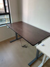 乐歌【政府补贴】电动升降桌电脑桌书桌办公学习桌子E2灰胡桃木色1.4M 实拍图