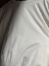 H&M男装女装T恤夏季透气圆领短袖运动上衣短袖内搭打底衫0685816 白色 L 175/108 实拍图