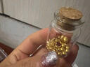 喜上眉梢【喜上眉梢】999足金蹦迪镭射散珠黄金3D硬金超闪足球珠圣诞礼物 0.5g 2.5mm蹦迪珠多颗 实拍图