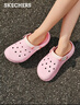 斯凯奇（Skechers）女鞋洞洞鞋凉鞋增高厚底耐磨沙滩拖鞋小怪兽包头洞洞鞋111581 浅粉色/LTPK 37 实拍图