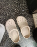 卡骆驰crocs洞洞鞋贝雅男鞋女鞋轻便耐磨一脚蹬拖鞋休闲鞋|10126 卵石色-2V3 37 /38(230mm) 实拍图