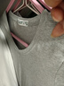 艾路丝婷夏装新款T恤女短袖上衣韩版修身体恤TX3560 灰色V领 S 实拍图