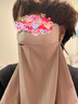 蕉下（beneunder）防晒口罩女护颈防晒面罩防紫外线脸基尼柔沙粉AL340 实拍图