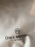 1号会员店One's Member 棉感速干宽松休闲短袖T恤  黑色 L 实拍图