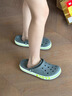 crocs卡骆驰洞洞鞋贝雅卡骆班轻便耐磨一脚蹬休闲鞋|205089 石板灰/青柠绿-0GX 43 (270mm) 实拍图