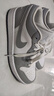 耐克NIKE篮球鞋男女同款小迪奥AJ1 JORDAN 1运动鞋DC0774-105白灰37.5 实拍图