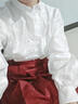 翊尚美马面裙女全套新中式汉服成人女礼服小个夏季2025新款中国风连衣裙 红色【织金马面裙+白色上衣】 M 【适合100-115斤】 实拍图