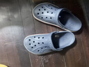 卡骆驰crocs洞洞鞋贝雅卡骆班轻便耐磨一脚蹬休闲鞋|205089 深蓝/辣椒红-4CC 44 (280mm) 实拍图