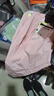牧萌儿童雨衣带书包位男童女童女孩加长全身学生雨披 粉独角兽 XL 实拍图