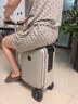Airwheel爱尔威电动行李箱可骑行拉杆箱可坐可代步铝框箱包20英寸登机箱 实拍图