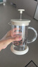 MAVO 雪白法压壶 咖啡壶煮咖啡家用小型滤茶壶过滤 600ml-2-3人份（雪白） 实拍图