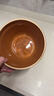 蒸饭碗陶瓷饭钵蒸菜碗土陶蒸笼饭碗饭店专用钵仔碗蒸饭土碗蒸蛋碗 【茶赤平底碗】10#蒸饭碗 实拍图