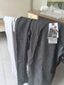 啄木鸟休闲裤子男士装春秋季2025新款潮流宽松直筒弹力速干运动长裤子男 浅灰+黑色【常规两件装】 2XL 实拍图
