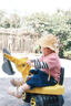 幼歌（YOUGE）婴幼儿秋季新款活泼草莓柔软灯笼裤轻盈透气宽松牛仔裤 牛仔蓝（66-90两用裆）（偏大，建议选小一码） 80 cm 实拍图