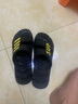 卡帝乐鳄鱼拖鞋男士休闲拖鞋浴室家居一字拖百搭凉拖鞋子 男 1492 黑金 45 实拍图