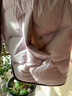 坦博尔轻薄羽绒服女短款翻领宽松舒适衬衫式女士外套330226D 薰衣草170 实拍图