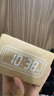 无印良品（MUJI）数字钟 家用电子时钟 桌面时钟 白色 小 实拍图